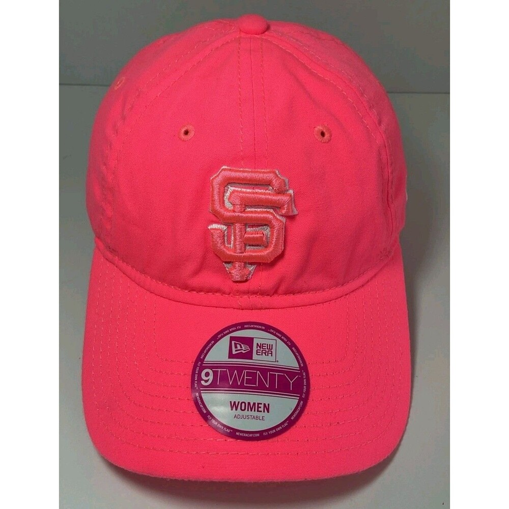 San Francisco Giants Cap Strap Back Womens Pink New Era Baseball Adjustable